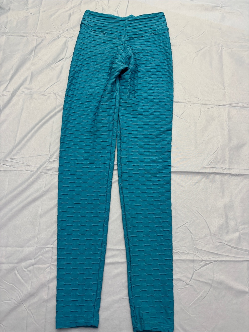 Canon Teal Textured Active Leggings